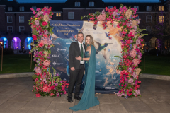 couple-portraits-at-Goodenough-House-London-event-step-and-repeat